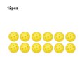thumbnail image 2 of VONKY 12pieces Exquisite Workmanship Pickleball Balls For Outdoor Training Durable And Sturdy Competition yellow, 2 of 6