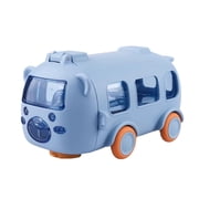 Chmadoxn Pitchers Water Bottle Bus Water Cup With Straw And Strap Break Resistants Detachable Boy And Girl Cute Bus Water Bottle For School Sports Travel Water cup