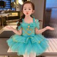 thumbnail image 4 of Justaucorps-robe de Ballet une Pièce pour Filles, Tutu, Robe de Princesse, Tenue d'Entraînement, 2 à 8 Ans, 4 of 6