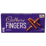 Cadbury Fingers Original, Chocolatey Cookie Biscuits, Sweet treat, Decadent Snack