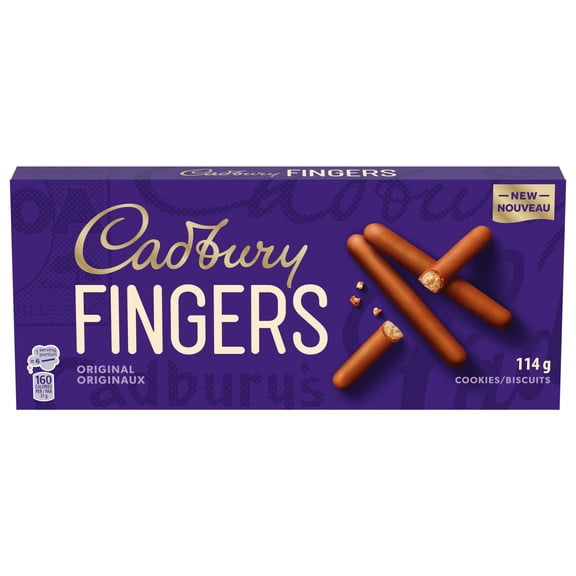 Cadbury Fingers Original, Chocolatey Cookie Biscuits, Sweet treat, Decadent Snack