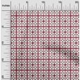thumbnail image 1 of oneOone Polyester Lycra Fabric Check Ikat Print Fabric By Yard 56 Inch Wide, 1 of 4