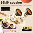 thumbnail image 4 of 360° Stereo Sound Bluetooth Speaker, Long Battery Life, Cool RGB Lighting, Series Mirror Connection, Transparent Screen, 5.3 Bluetooth, Extra Large Speaker, Multi Playback, 4 of 8