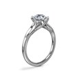thumbnail image 2 of 1,00 Ct T.p. Rond Véritable Diamond Superbe Bague de Fiançailles Solitaire pour Femme en Or Blanc Massif 14K Taille 3,5, 2 of 7