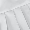thumbnail image 3 of cfhntfmh Robes Mini pour Femmes Formelles à Manches Longues à Col à Revers Boutonnées Robe Chemise Tendance Ample Plissée Robe de Travail, 3 of 6