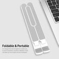 thumbnail image 2 of TFixol Adjustable Laptop Tablet Stand Multi-angle Laptop Holder Portable & Foldable Laptop Riser for 10-16'' laptops Hollow Design Black, 2 of 8