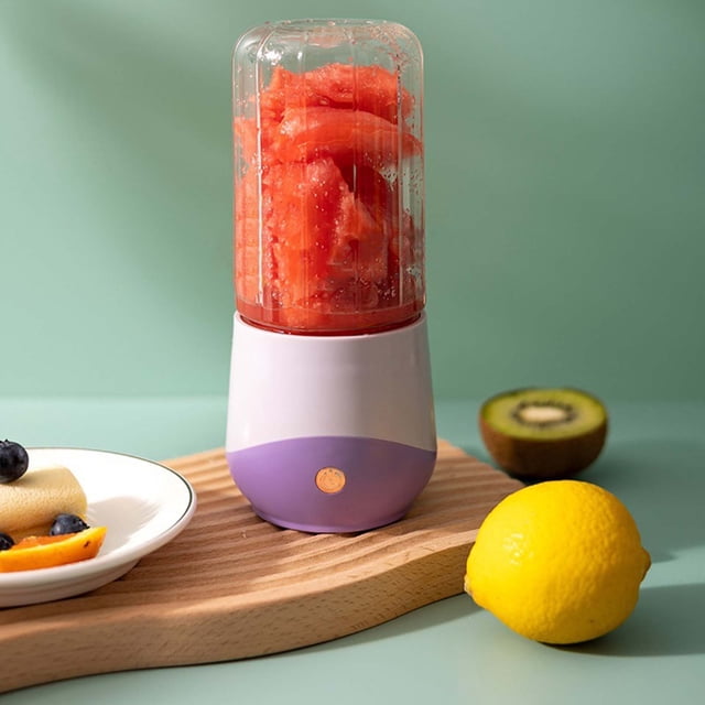Boovnll Small Juice Cup, Juicer Portable Juicer Small Juicer Cup Portable Multi Functional Fruit Crusher, Smart Home, Home