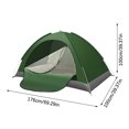 thumbnail image 2 of JMYHOAM Storage Bags Beach Tent Sun Shade Shelter For-3 Person With Protection Fiberglass RodsCarry Bag Stakes Guy Lines Included 2X1.2X1.1m Home Storage, 2 of 2