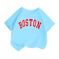 thumbnail image 1 of WEAIXIMIUNG Chemises Filles 10-12 2 Pcs Fille Enfant Mode Mignon Imprimé Col Rond Manches Courtes Tee Été Décontracté Ample T-Shirt Hauts 2-4 Ans, 1 of 4