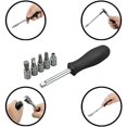 thumbnail image 5 of 46 In 1 Pcs Tool Kit & Screwdriver Socket Set | Multi Purpose Combination Tool Case, Precision Socket Set | Home Repairs, Automotive Maintenance, Diy Projects | Comprehensive Tools Kit, 5 of 5