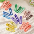 thumbnail image 4 of Épingle à Cheveux Colorée Bonbon Pince Latérale Fille Pince Bec de Canard Pince Plate Petite Épingle à Cheveux Bangclip Épingle à Cheveux Accessoire de Tête, Pince à Cheveux en Polyester Bleu, 4 of 7