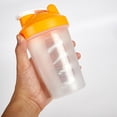 thumbnail image 3 of 400ml Shaker Bottle Sports Whey Protein Mixing Bottle With Stirring Ball Bot Cup, 3 of 3