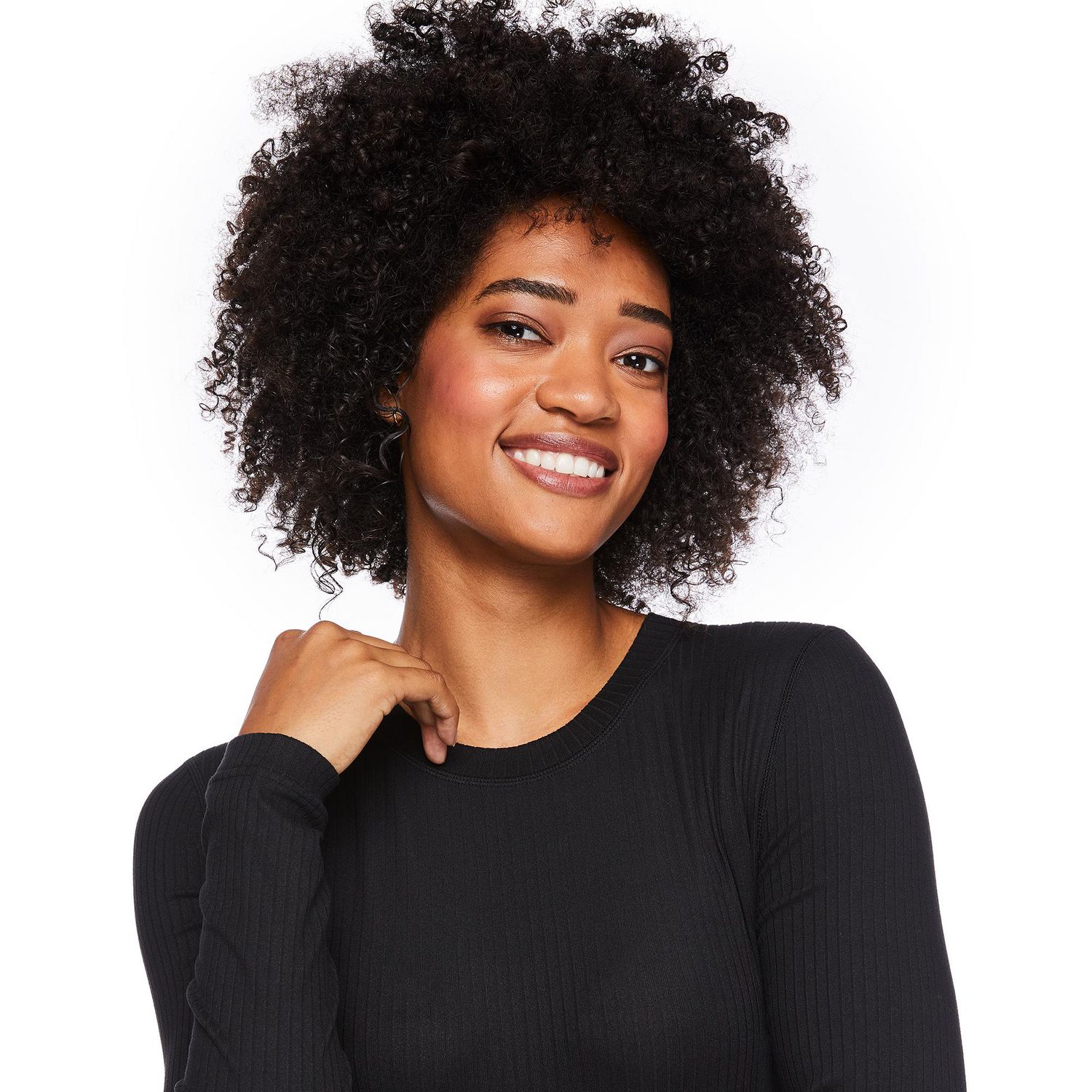 Athletic Works Women's Crew Neckline Thermal Top