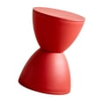 thumbnail image 1 of Tnarru Tabouret Rond pour les Pieds Tabouret pour Changer de Chaussures Déco Siège Polyvalent Petit Repose-Pieds Pouf pour Appartement Maison Chambre de Bébé Près du Lit Entrée Rouge, 1 of 8