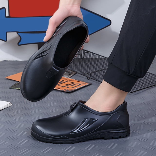 XIMIN Men Women Non Slip Chef Shoes Waterproof Oil Resistant Work Shoes Slip Resistant Clogs Kitchen Care Medical Shoes for Restaurant Food Service Garden