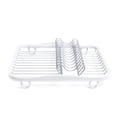 thumbnail image 3 of Umbra Sinkin Dish Rack,White/Nickel, 3 of 9