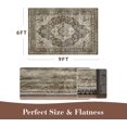 thumbnail image 2 of -Area Rug X Rugs for Living Room- Machine Washable Rug-Soft Living Room Rug-Vintage Non Slip Carpet-Rugs for Bedrooms Dining Room Living Room Office, 2 of 7