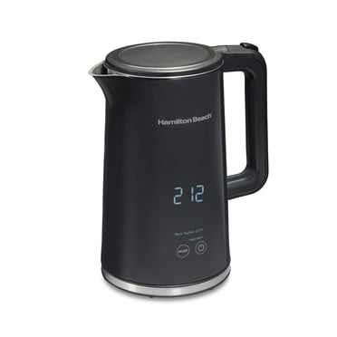 Bouilloire électrique numérique à paroi froide Hamilton Beach, 1,7 L, 1500 watts, contrôle de température, arrêt automatique, 41033C