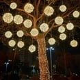 thumbnail image 1 of EIGTHTAIL Christmas String Lights Outdoors  7.9” Sphere Lights  Ball Tree Garden Globe Lights for Home  Party  Christmas  Porch Patio Wedding  Garden Tree Decoration with Plug, 1 of 6