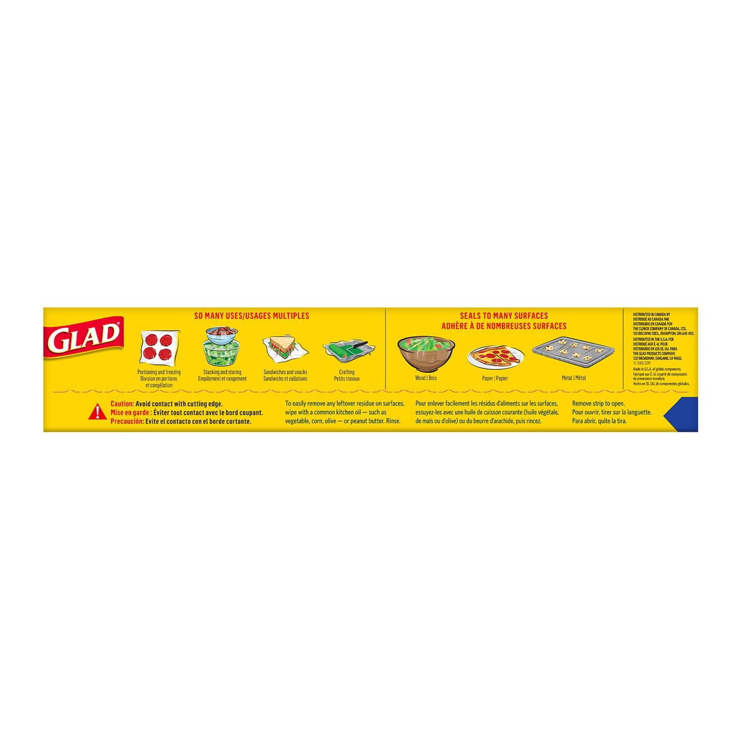 Glad Press’n Seal Wrap, 70 Square Foot Roll