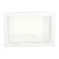 thumbnail image 2 of Sterilite 20518006 Stackable Small Drawer White Frame & See-Through (18 Pack), 2 of 6