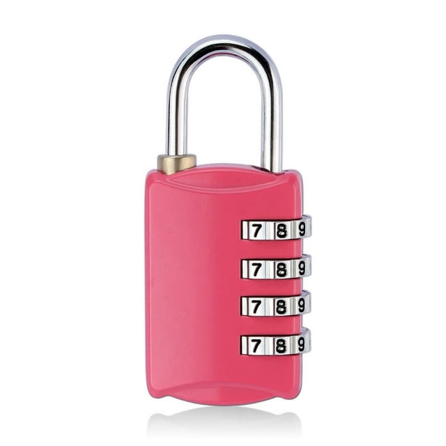 CHUANK Combination Lock Resettable 4 Digit Padlock Outdoor Waterproof Combo Lock for School Gym Locker Fence Gate Hasp Cabinet Toolbox Cases