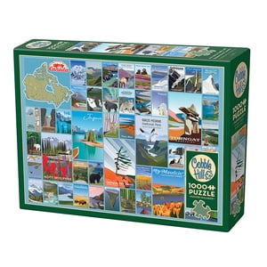 Cobble Hill Puzzle de puzzle - Parcs nationaux et réserves du Canada, 1000 Puzzle de pièce