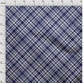 thumbnail image 4 of oneOone Georgette Viscose Dark Blue Fabric Check Sewing Craft Projects Fabric Prints By Yard 42 Inch Wide, 4 of 4