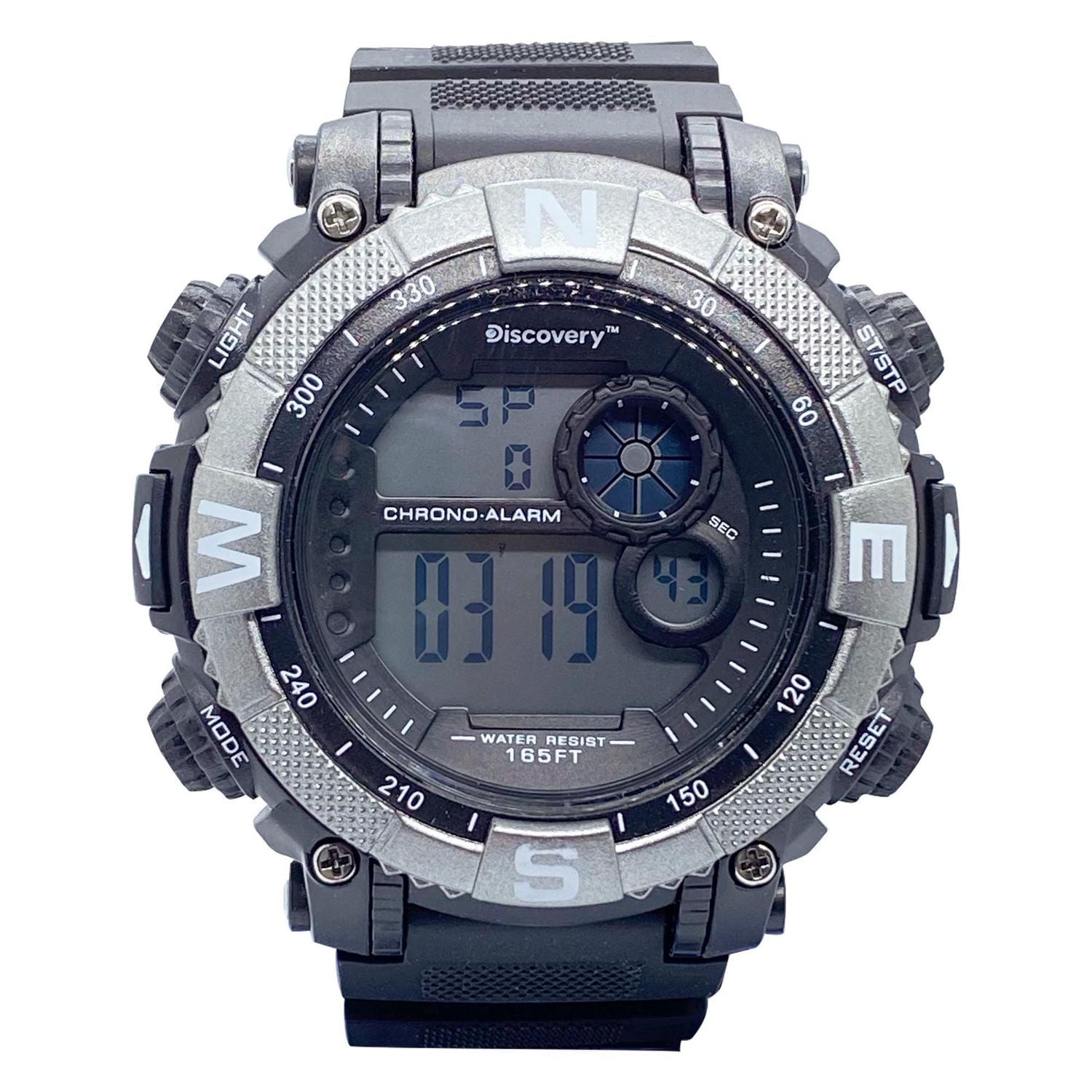 Montre numérique multifonction Discovery pour hommes