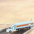 thumbnail image 4 of Alloy Car Model 1:64 Scale, Small Trailer Container Truck with Pull Back Action, Diecast Toy Car Model Ornament for Collectors, Car Model, 4 of 6
