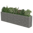 thumbnail image 2 of vidaXL Gabion Lit Surélevé Acier Galvanisé 360x50x100 cm, 2 of 5