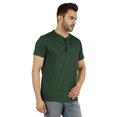 thumbnail image 2 of Inkmeso Solid Henley T-Shirt For Mens Cotton Short Sleeve Tee Shirts Pocket Shirt, 2 of 7