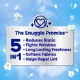 thumbnail image 3 of Snuggle Blue Sparkle Cuddle-Up Fresh Dryer Sheets, Reduces Static, Fights Wrinkles, 120ct, HE Compatible, 3 of 7