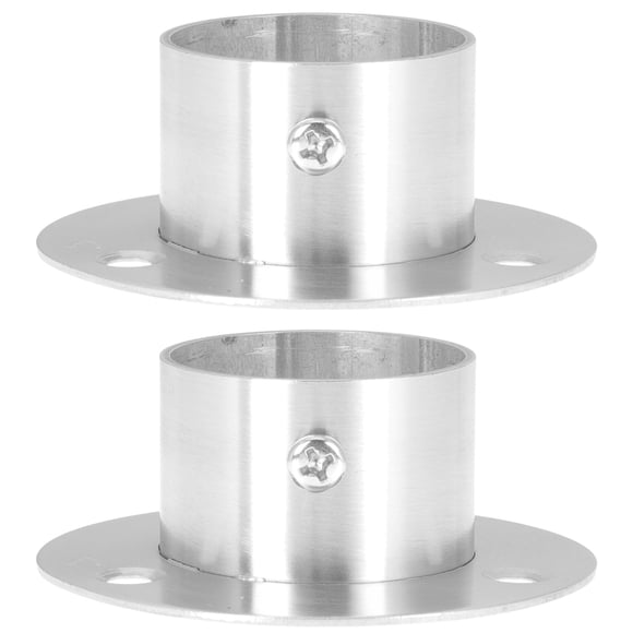 SHISUYAN 2Pcs Wear-resistant Handrail Supports Sturdy Metal Stair Railing Bracket Fixing Tools