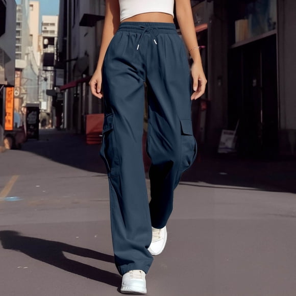 Petite Business Casual Clothes for Women Women plus Size Stretch Pants Ladies Pants with Elastic Waist Lounging Pants Women Women Cropped Pants Yoga Workout Can Can Pants High Leg 90s Pants Women High