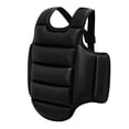 thumbnail image 2 of Almencla Protège-Poitrine de Karaté Équipement Protecteur de Côtes Protection de Boxe Corporelle Coussinet Mma Noir TP, 2 of 8