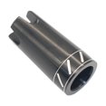 thumbnail image 4 of Ruiboury Fishing Rod Gimbal Metal Pole Cap for Rod Holder Violet Rod Building Repair Rod DIY Black Length 5.5cm, 4 of 6