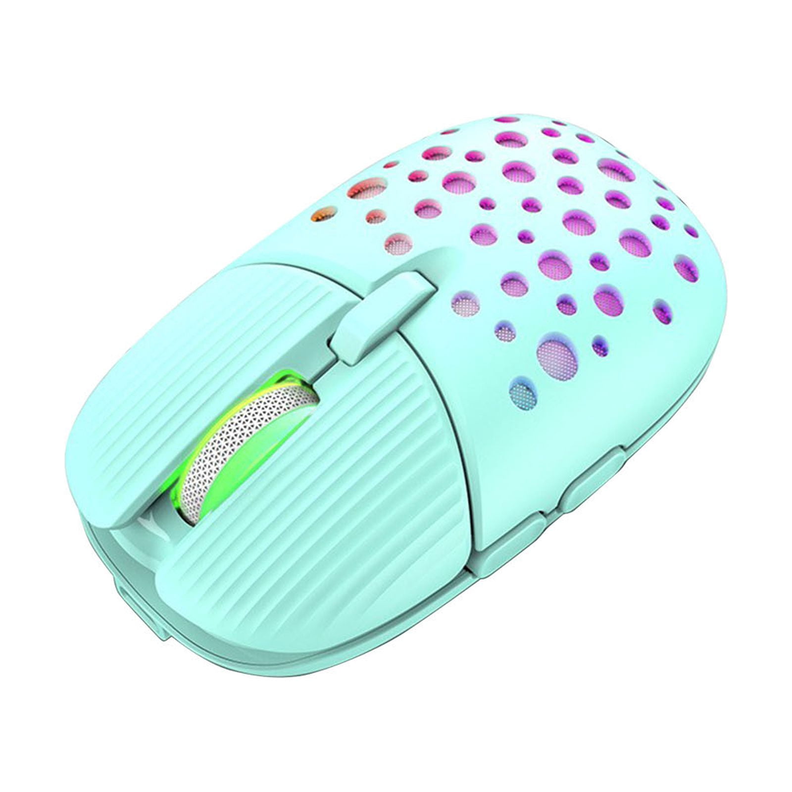 Wireless Mouse for Laptop Bluetooth and 2.4 GHz Dual Mode with Adjustable DPI 1200 2400 3200 Silent Clicking Rechargeable USB Charging