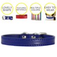 thumbnail image 4 of Faux Leather Collar Metal Buckle Pet Collar Adjustable Pet Collar for Small Dogs, 4 of 10