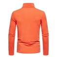 thumbnail image 4 of FAIWAD Men's Thermal Undershirts Long Sleeve Mock Turtleneck Slim Stretch Basic Pullover Tops, 4 of 8