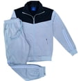 thumbnail image 1 of Tenue de Jogging Active à Rayures pour Hommes Velocity, Haut et Bas, 1 of 4