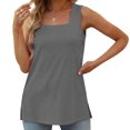 thumbnail image 2 of Birdeem Débardeur pour Femmes Mode Décontractée Col Confortable T-Shirt Ample Sans Manches, 2 of 12