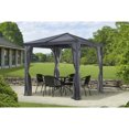 thumbnail image 4 of Sojag Ventura 8 x 8 x 6 ft Grey Curtains for Gazebo, 4 of 6