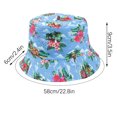 thumbnail image 3 of Matching Family Swimsuits Summer Sun Protection Fashion Flower Outdoor Sun-hat Fisherman Bucket Hat Cap, 3 of 4