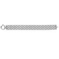 thumbnail image 1 of Sterling Silver Panther Style Women's Bracelet, 7.5", 1 of 1
