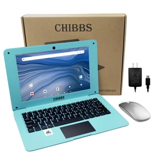 Ordinateur portable T&C- 10.1" Ordinateur portable Inch Kids alimenté par Android 7.1.1 OS, 2gb Ram+32gb Rom, Bluetooth, Wi-Fi bleu