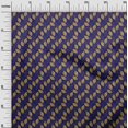 thumbnail image 2 of oneOone Georgette Viscose Fabric Leaves Block Print Sewing Fabric BTY 42 Inch Wide, 2 of 4