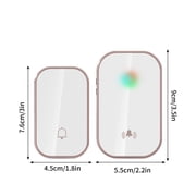 Remote Control Lights,One on One Home Wireless Doorbell Ac Digital Music Doorbell One Tow Pager Remote Control Doorphone Wireless Doorbells for Home,Remote Control Light
