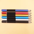 thumbnail image 2 of KAKOWELY stylus pen Universal 2 in 1 Disc and Fiber Tip Capacitive Stylus Touch Screen Pen for All Touch Screen Devices Tablets & Cell Phones (Red)5.2"X0.37"X0.37", 2 of 4