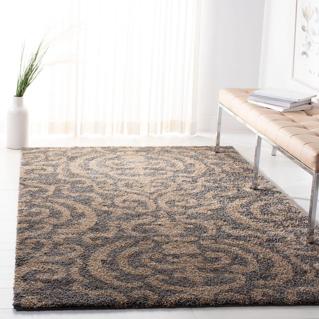 Safavieh Florida Deangelo Damask Plush Shag Area Rug